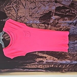 Derek Heart Pink Blouse Size Lrg Rayon & Spandex. EUC